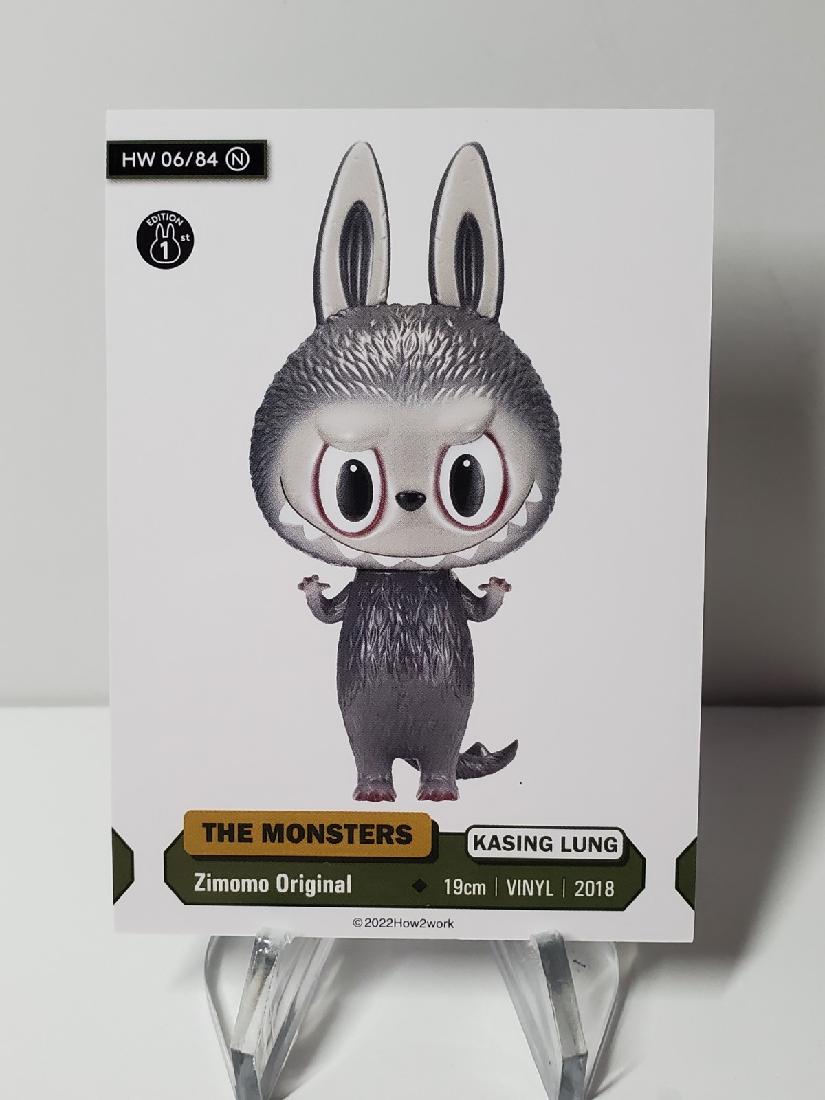 🔥2022 How2Work THE MONSTERS LABUBU Series #1 CARD! “ZIMOMO ORIGINAL” 06/84 N🔥