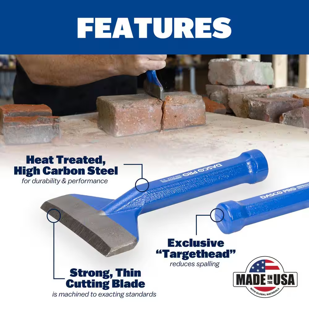 4 In. X 7 In. Brick Set Chisel