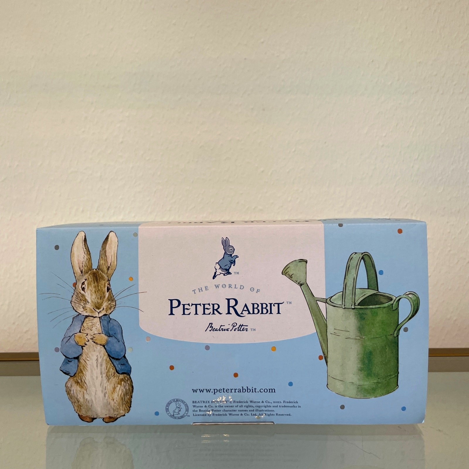 Peter Rabbit Classic Stemless Wine Glass Set of 2 Easter Barware NEW