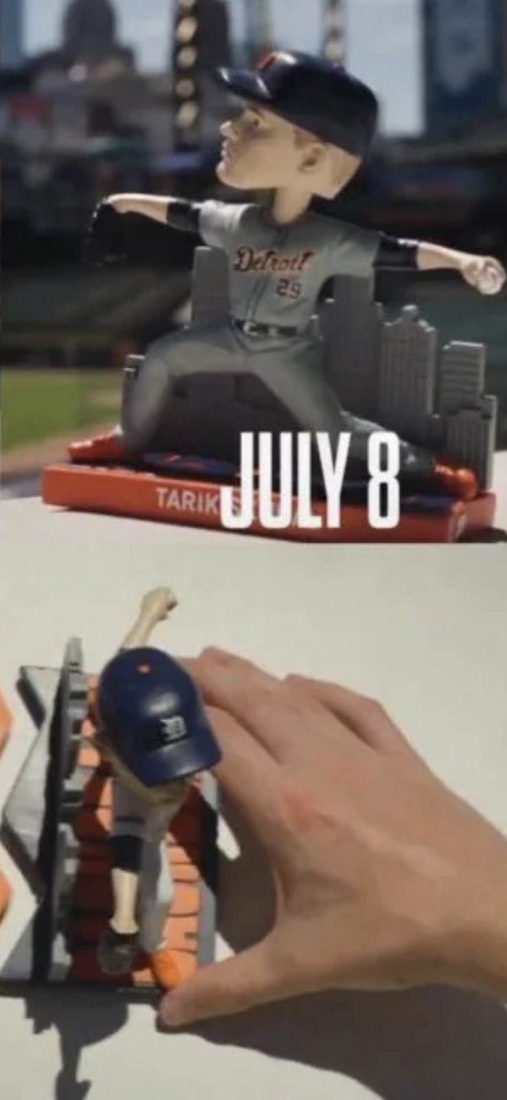 ⚾️🐯 Presale 🐯⚾️ Tarik Skubal Back2Back Bobblehead Road Gray SGA 7/8/26