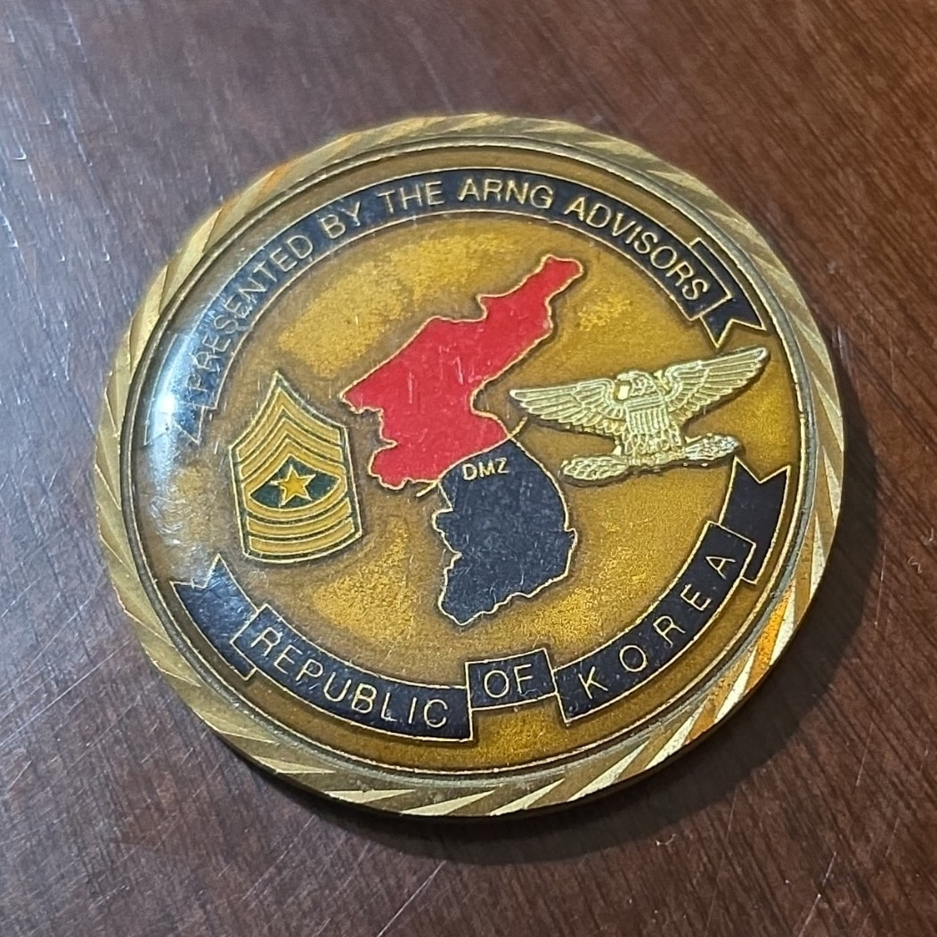 Army National Guard “Freedom Is Not Free” Republic of Korea Challenge Coin