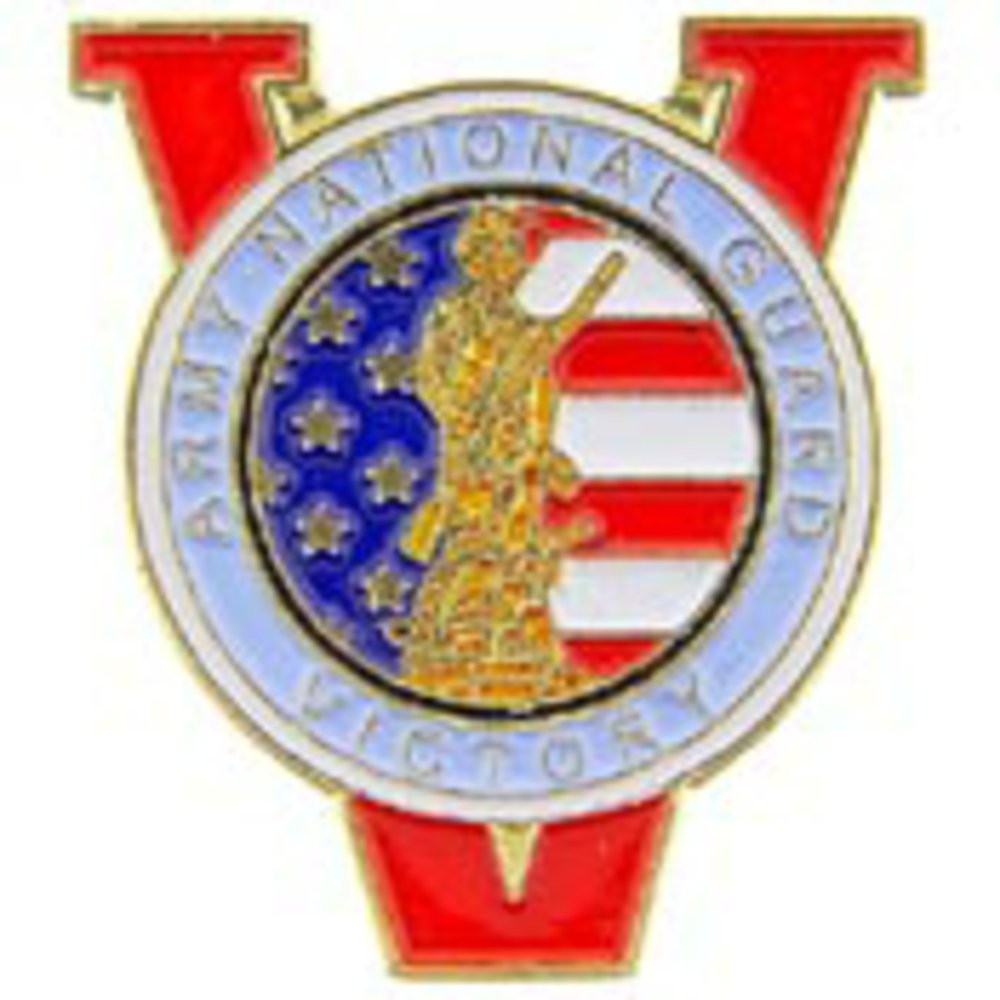 EagleEmblems P15588 PIN-Army,National Guard,V (1”)