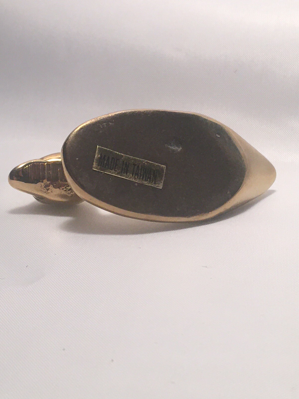 Vintage Gold Solid Brass Mini Duck Mallard Figurine Statue Art Decor 2″ Set of 3