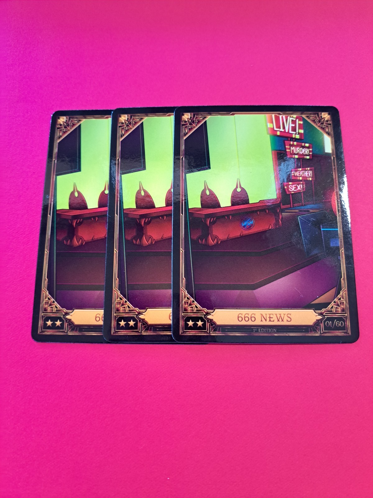 Hazbin Hotel Season 2 Trading Cards 1st Edition + 10 free random 1 to 3⭐️ cards