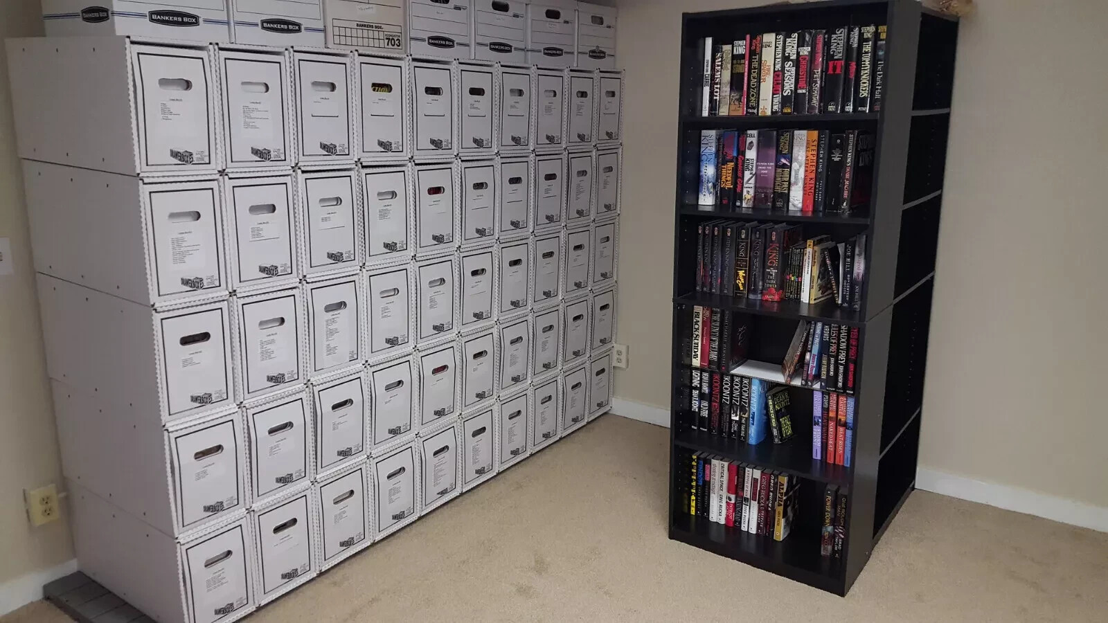 5 Long Comic Book Drawer Boxes Comic House Storage Box with Dividers 235 CT