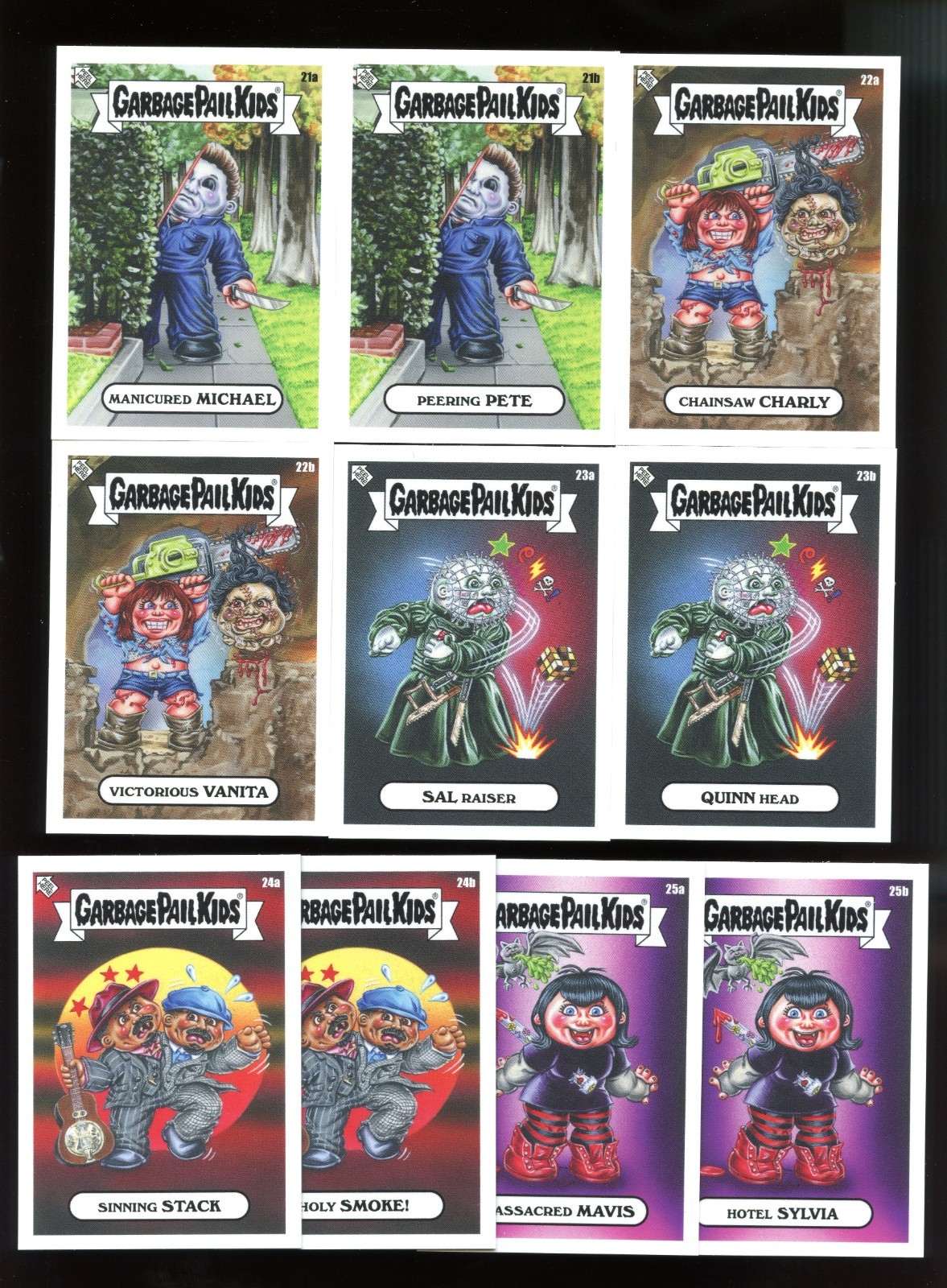 2025 Topps Garbage Pail Kids | Oh The Horror-Ible | Wave 5 10-Card Base Set