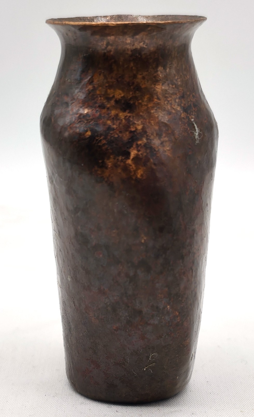 Small Hand Hammered Copper Vase Asymmetrical from Santa Clara del Cobre ~ Video