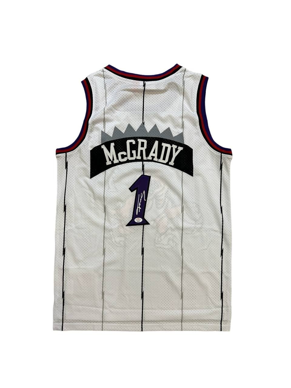 Tracy McGrady Autographed Raptors Jersey #1 COA