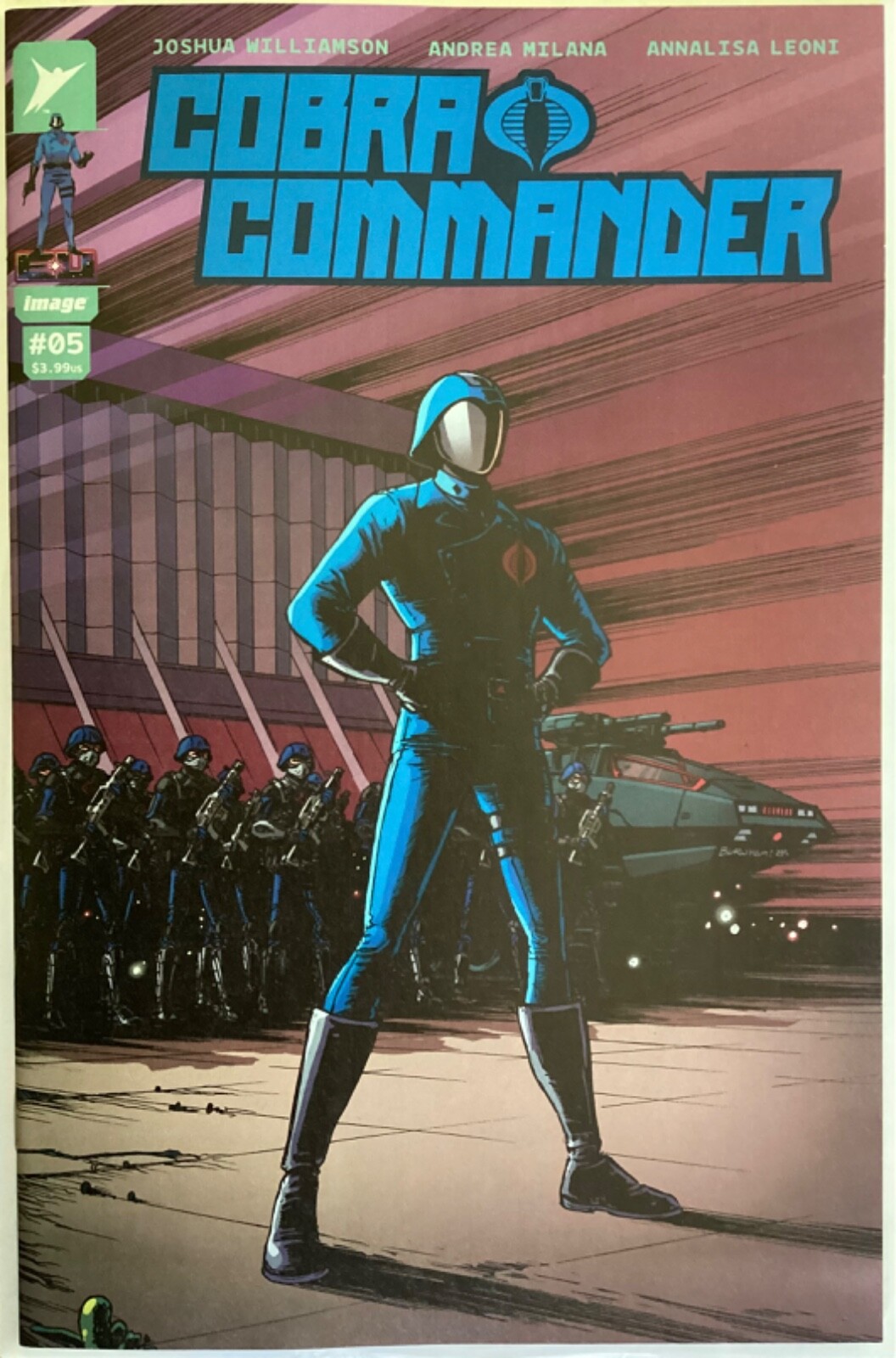Cobra Commander issue #5 Variant Incentive Cover by Chris Burnham