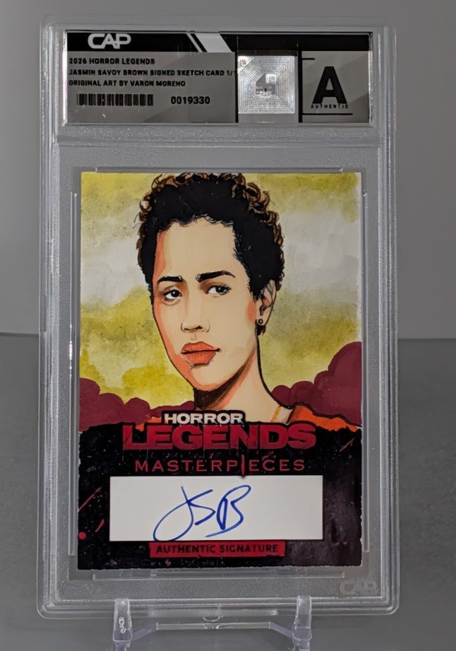 Horror Legends Masterpieces Sketch Card 1/1 Signed Jasmin Savoy Brown Scream