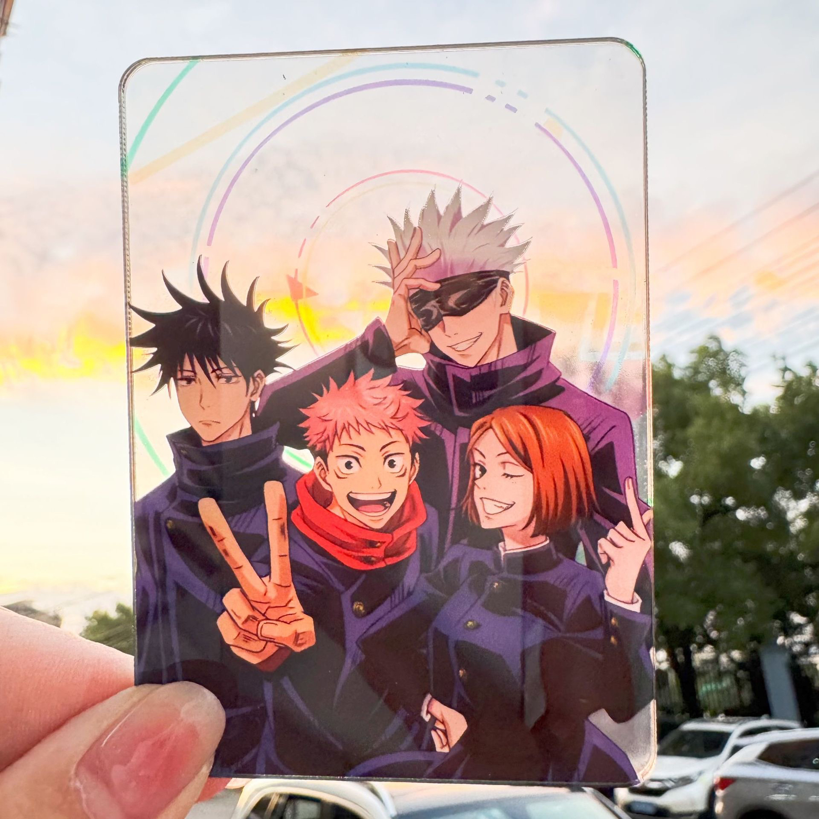 Jujutsu Kaisen Anime Acrylic Transparent Card Transcard Cospaly Cartoon Gift