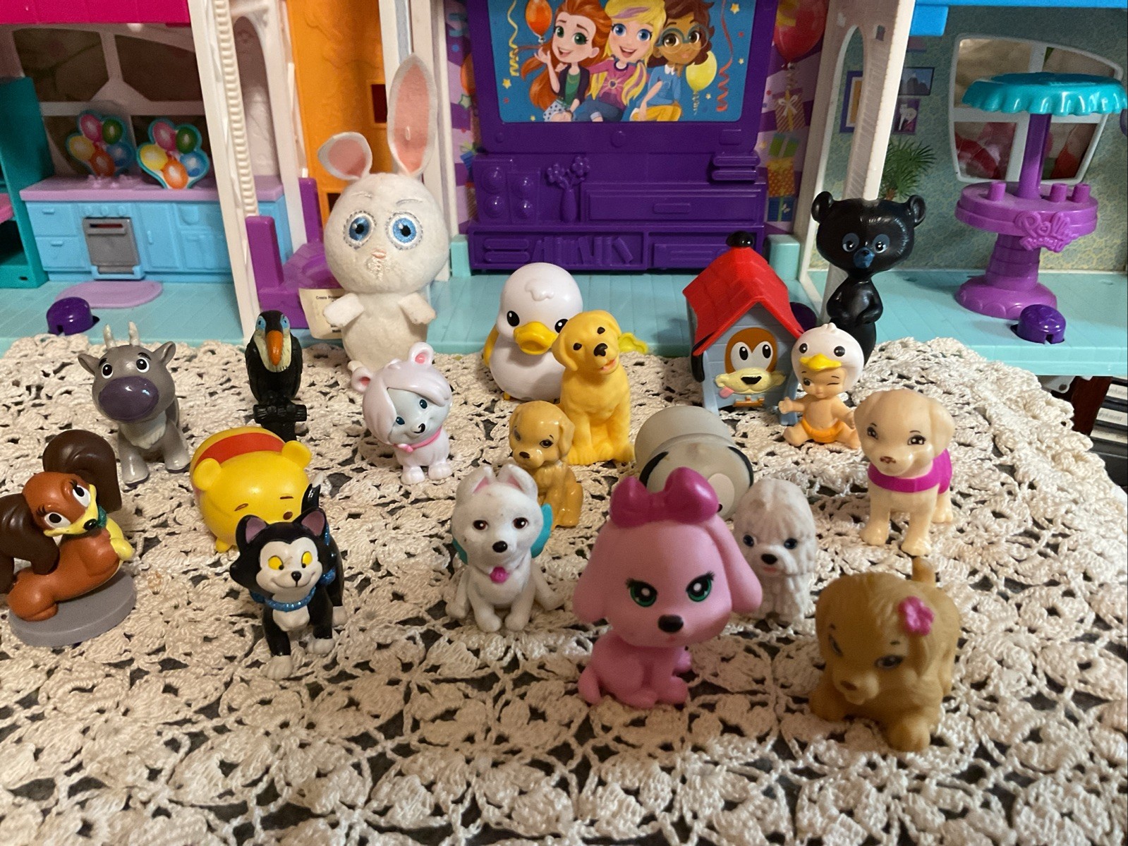 Vintage Lot of Small Animal Figurines – Mixed Materials – Miniature