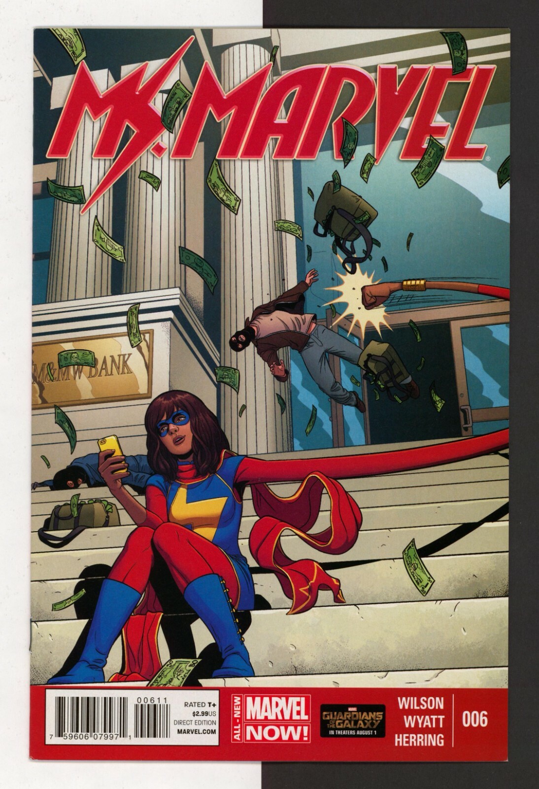 Ms. Marvel #6, VF, 2014, 1st App of Inventor, Kamala Khan MCU Disney+