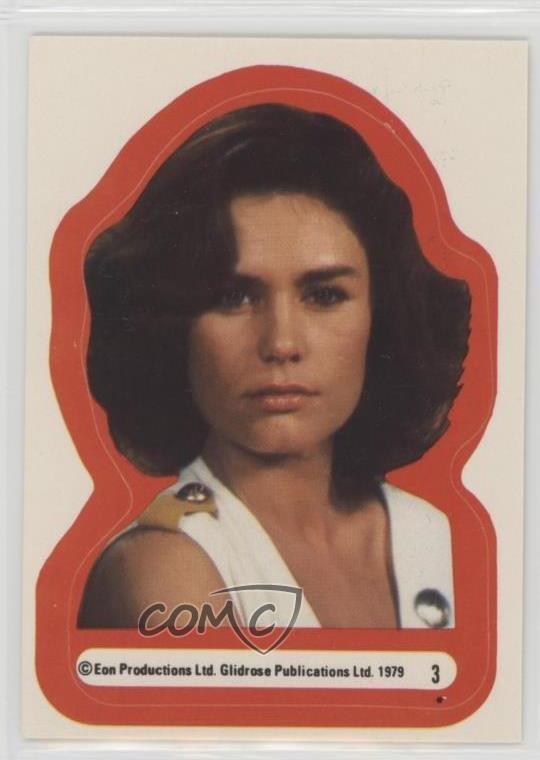 1979 Topps James Bond: Moonraker Stickers Corinne Dufour #3 0a2