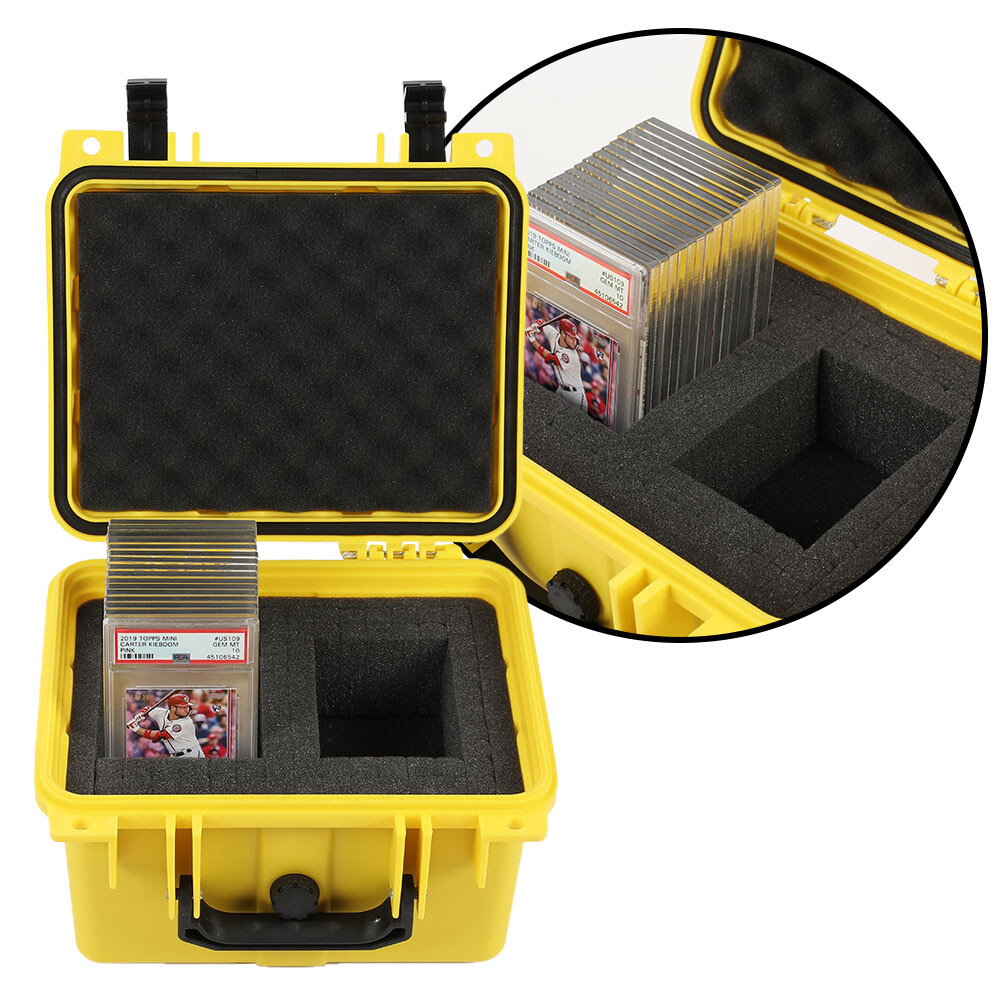 Graded Card Case Storage Box 45+ 25+ Sport Trading Cards Waterproof USA