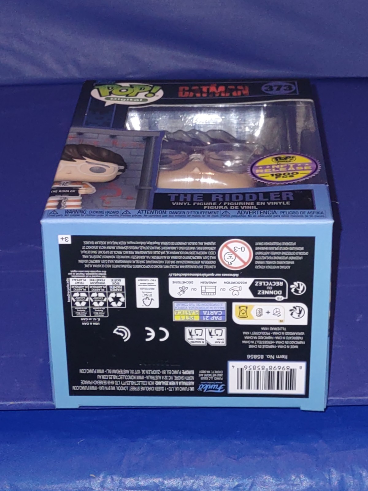 DC THE BATMAN RIDDLER DIGITAL REDEMPTION FUNKO POP VINYL FIGURE #373 1900 PIECE