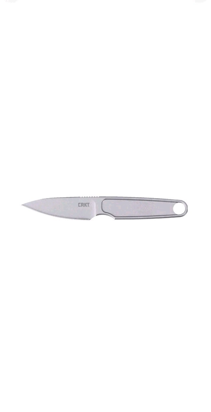 HangTi Titanium Fixed Blade Knife with Kydex Sheath 1.68″ Titanium Blade
