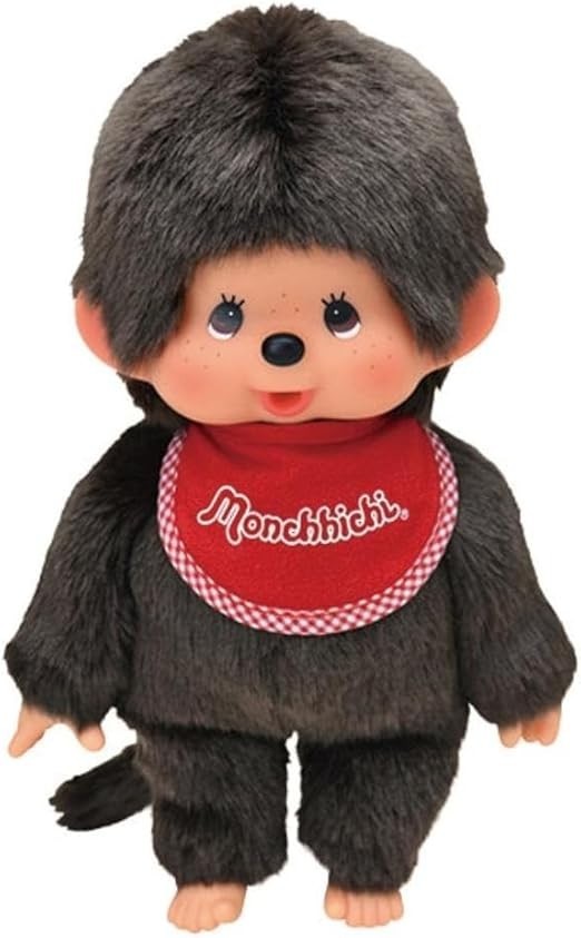 Monchhichi Boy Plush Premium Standard M Size Brown Sekiguchi Japan Doll New
