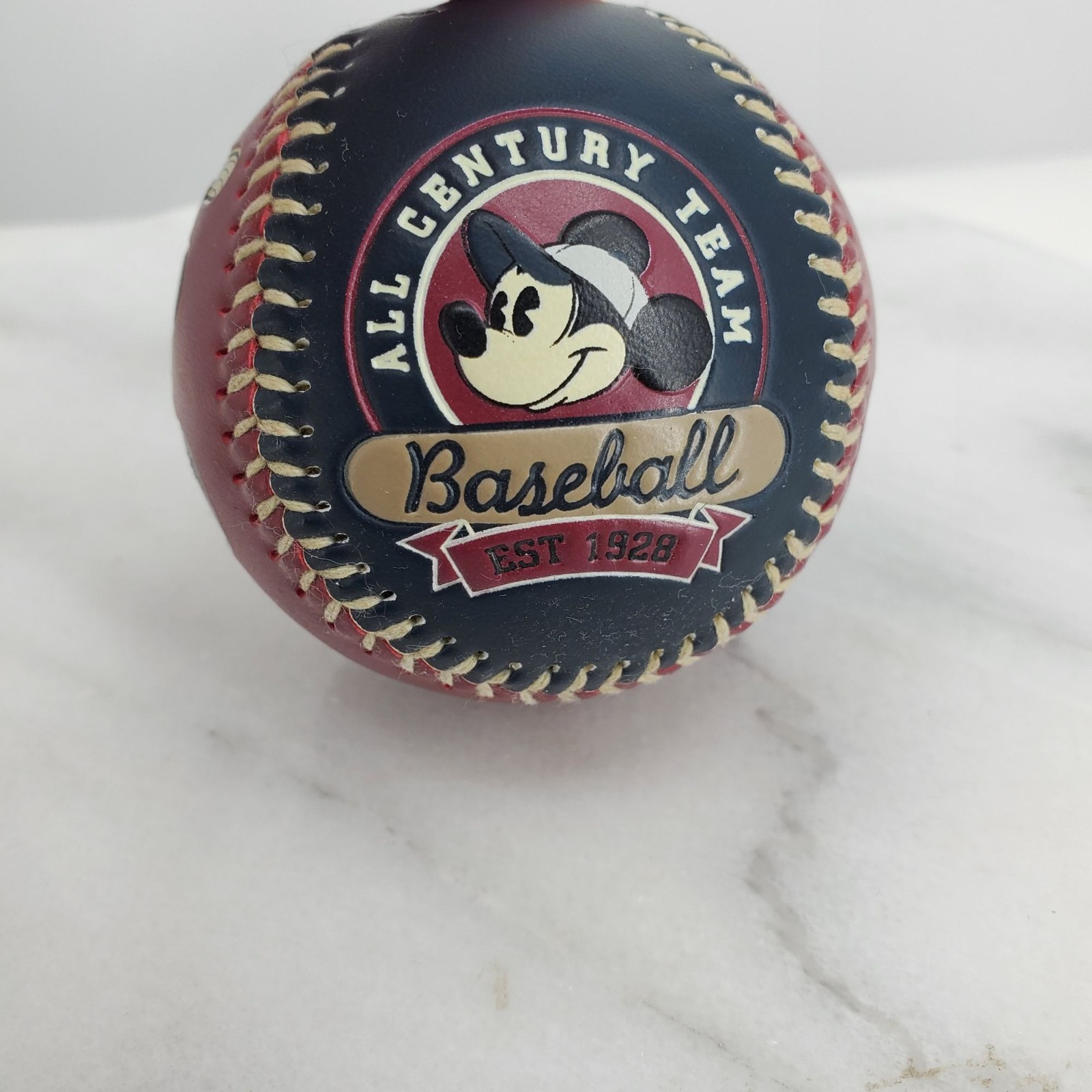 Mickey Mouse Steamboat Mickey All Century Team 1928 Red and Blue Baseball