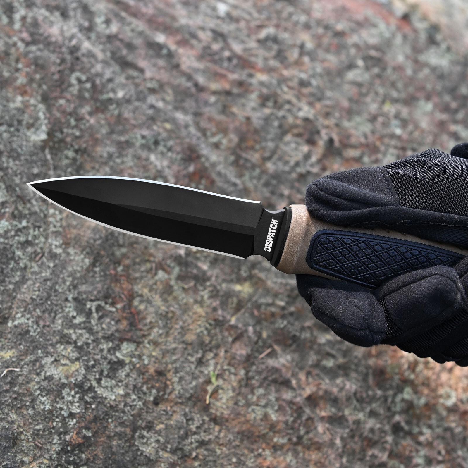 8.7″ Double Edge Blade Dagger Fixed Blade Knives with Sheath Self-Defense Knife