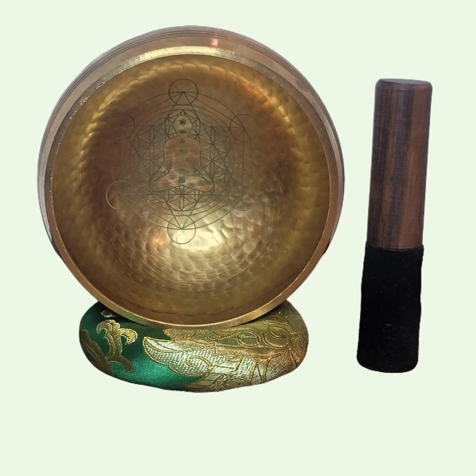 Tibetan Singing Bowl – Chakra Design 4 Inch Hand Made Authentic