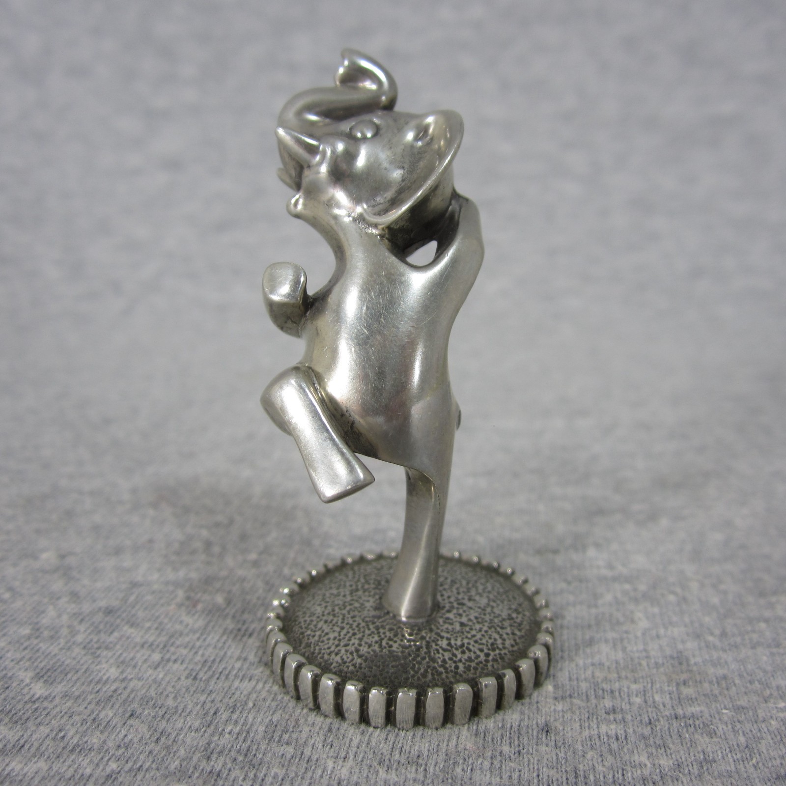 Shirley Pewter Dancing Elephant Figurine