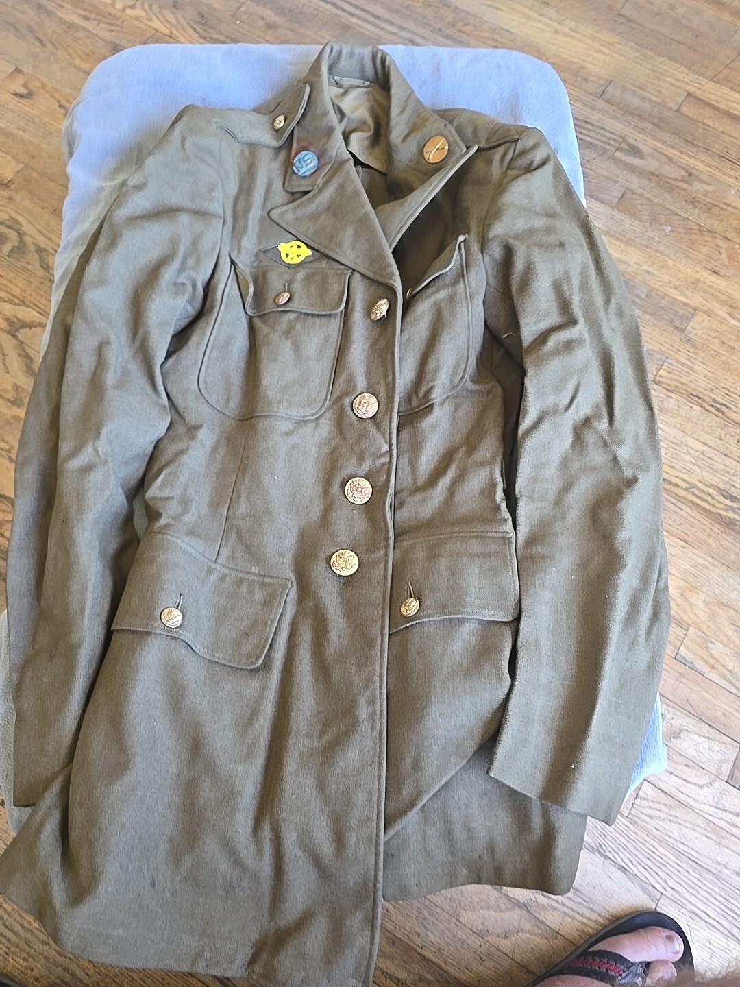 Vintage World War 2 Era US Air Force Military Jacket No Size