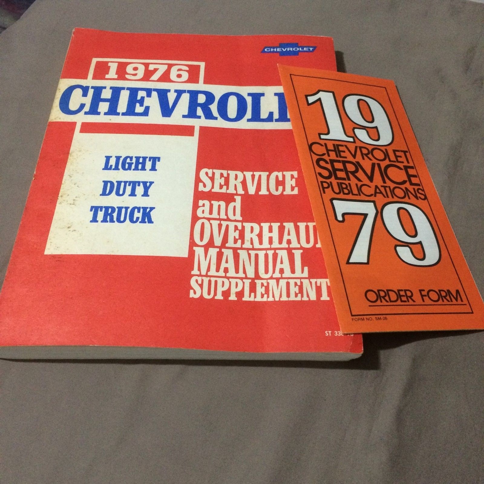 1976 Chevrolet Light Duty Truck Service Overhaul Manual Supplement 10 30