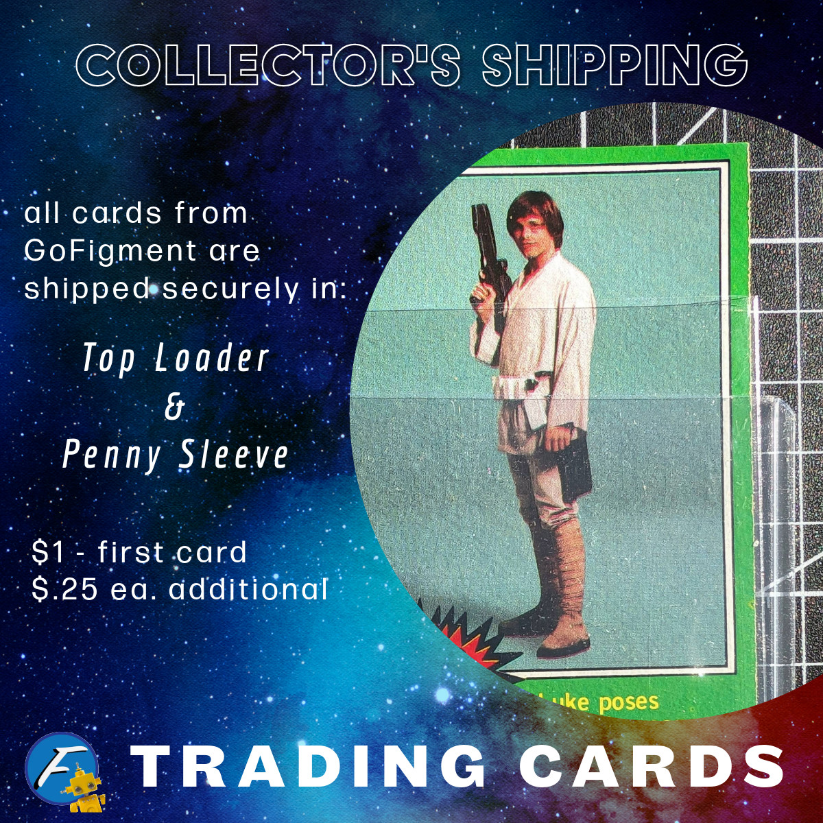 1977 TOPPS STAR WARS Trading Cards – BLUE Series 1 – U Pick Complete Your Set