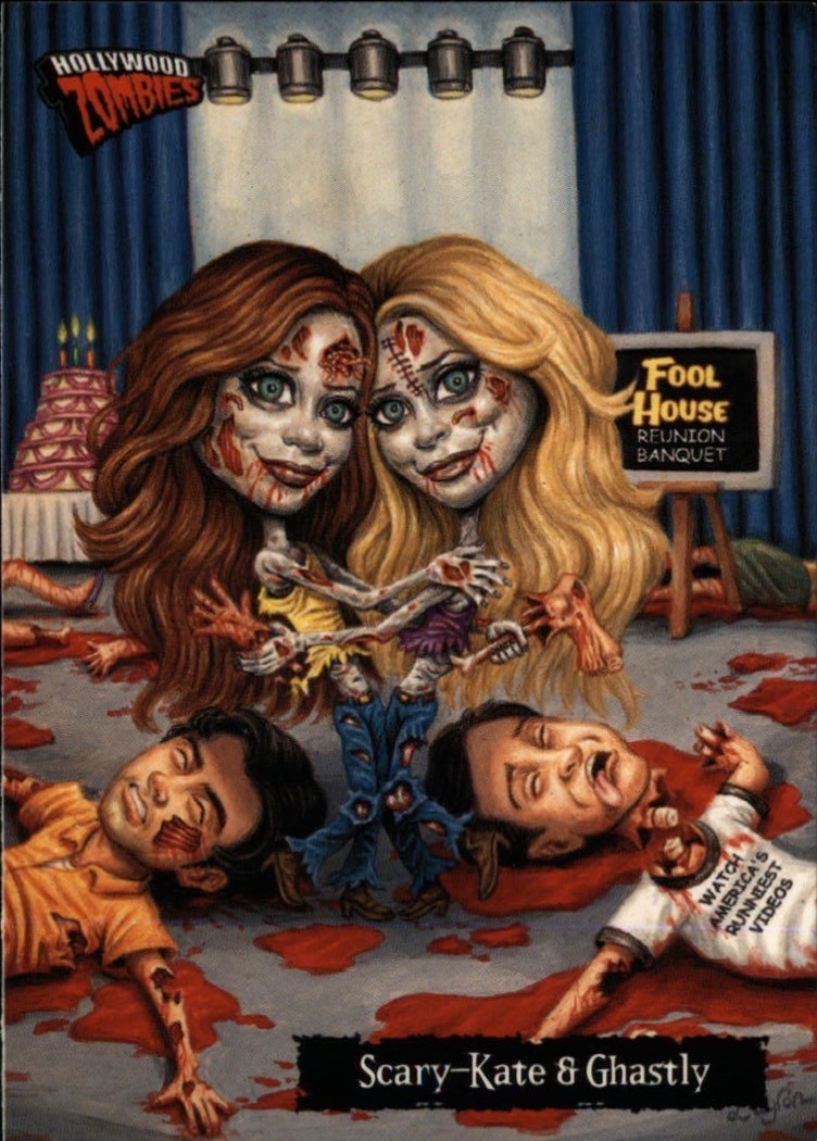 2007 Topps Hollywood Zombies Scary-Kate & Ghastly Mary Kate & Ashley Olsen #6