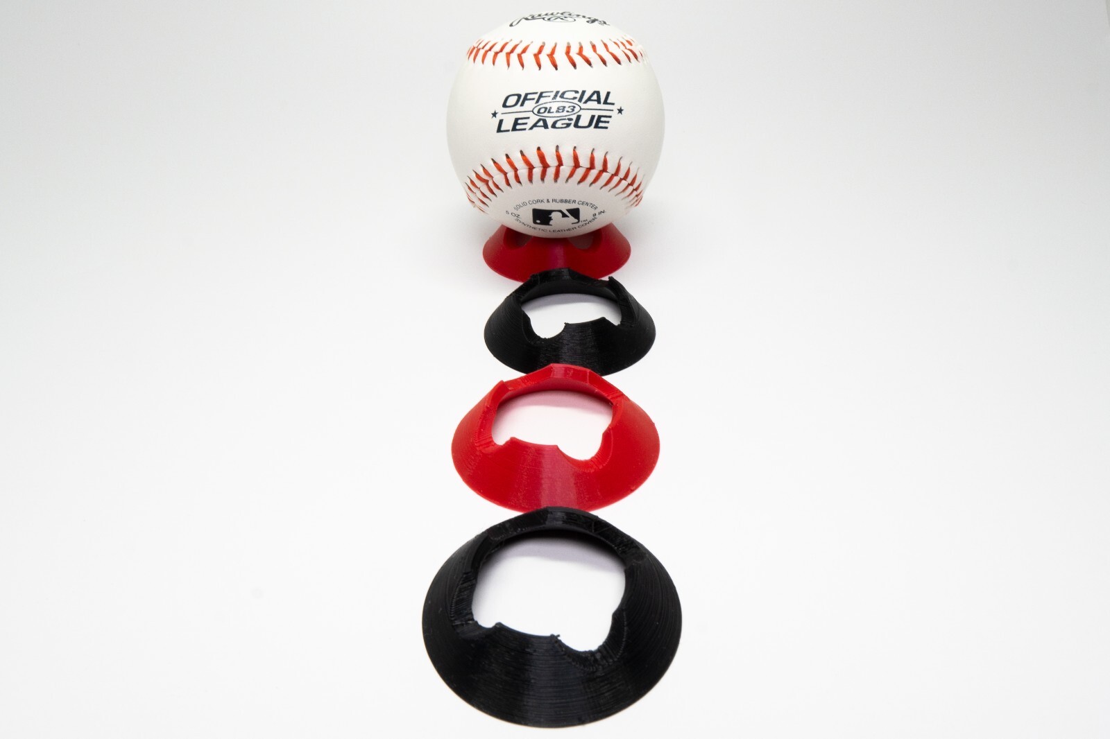 Baseball Ball Holder Display Stand, Ball Collection Display Holder 2-PCS New