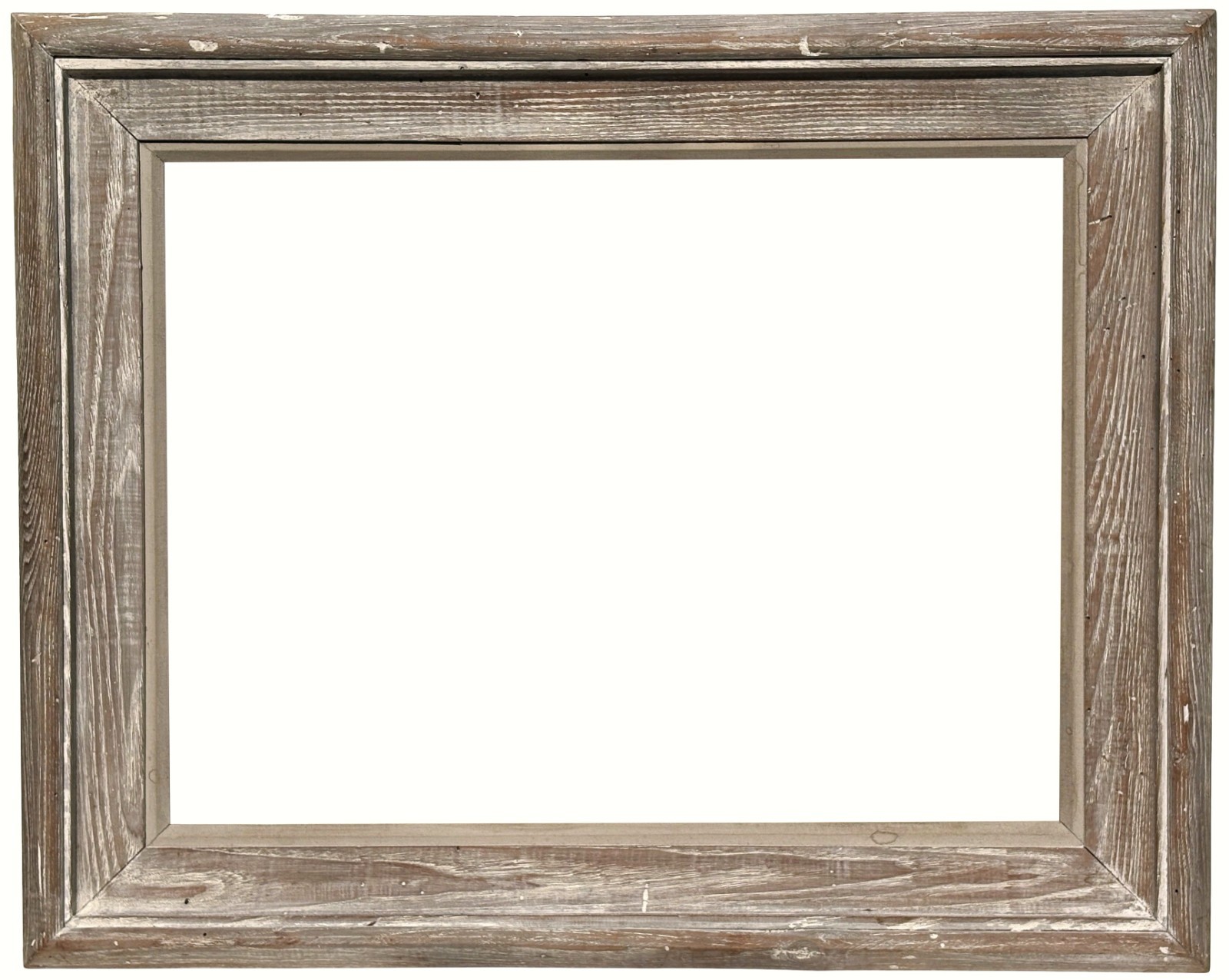 1950s WOODSTOCK FRAME CO Russell Robinson MODERNIST WORMY CHESTNUT PICTURE FRAME