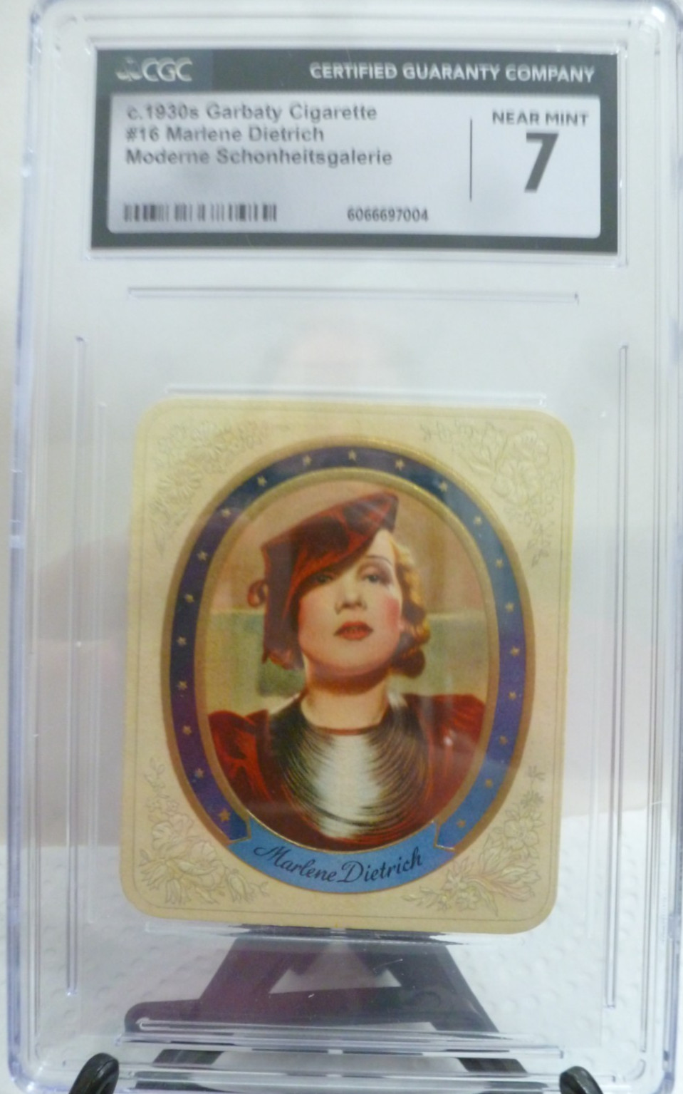 1930s Garbaty Moderne Schonheitsgalerie Series 1 Marlene Dietrich #16 CGC 7.0 NM