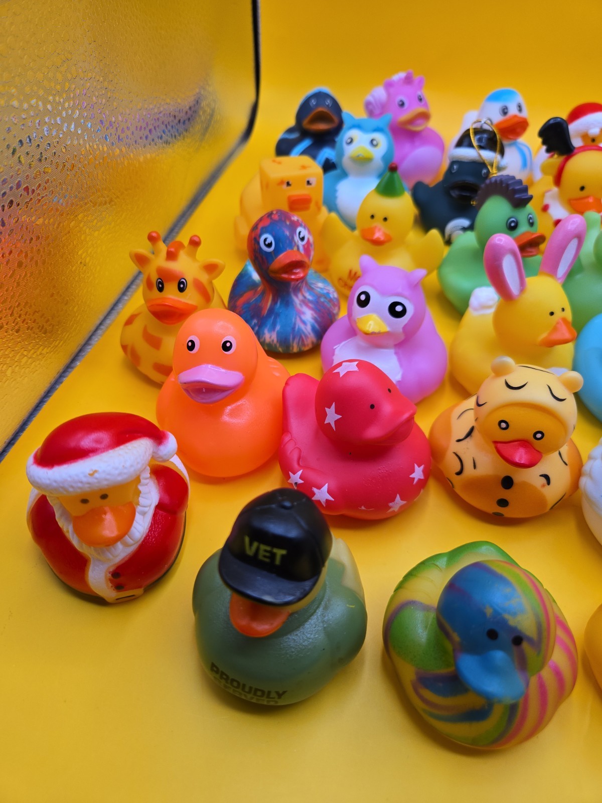 Rubber Ducks Lot Of 50 Different Sizes Preowned All Clean! Jeep Cruise