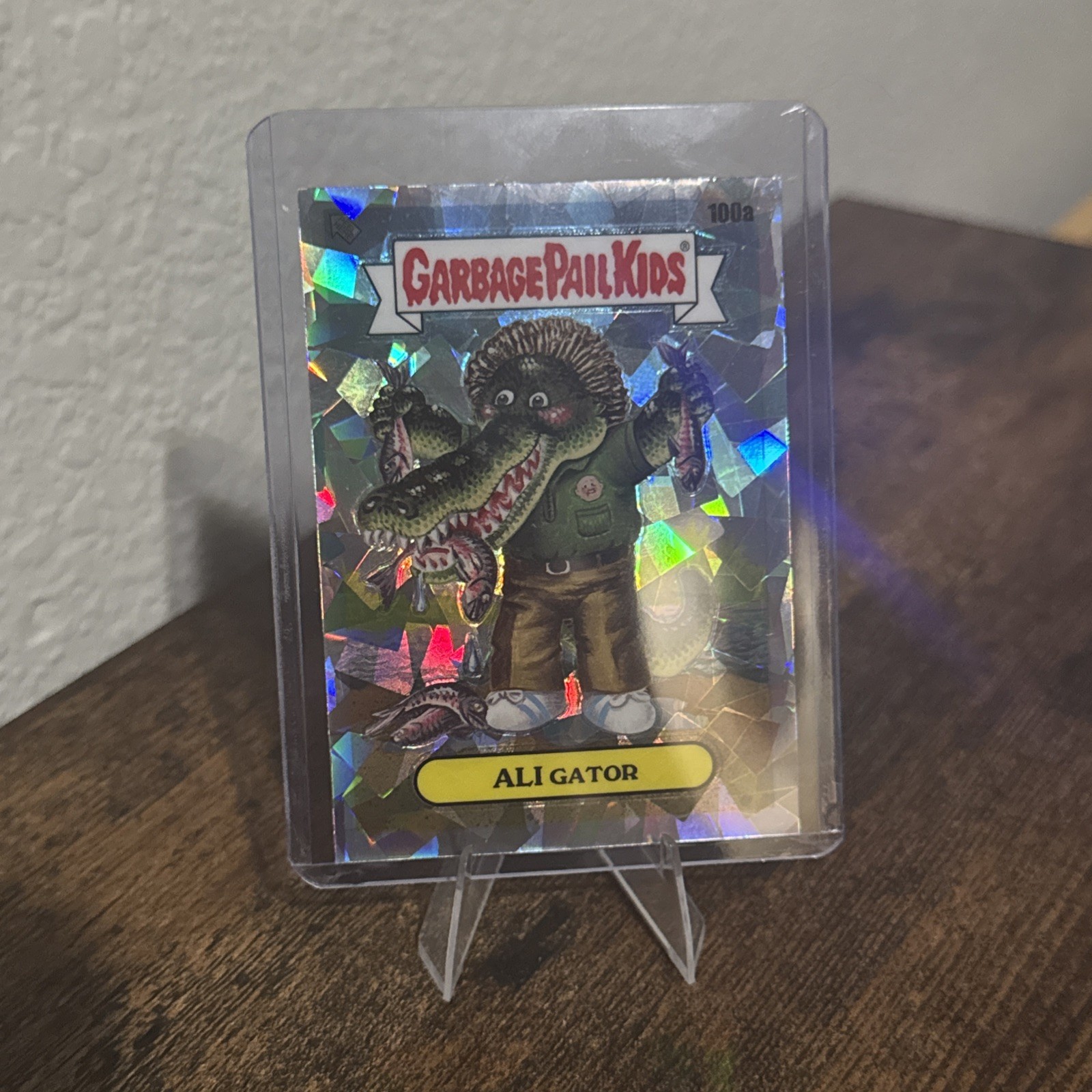 Garbage Pail Kids ALI GATOR 100a (2020 GPK Chrome Series 3) Atomic Refractor