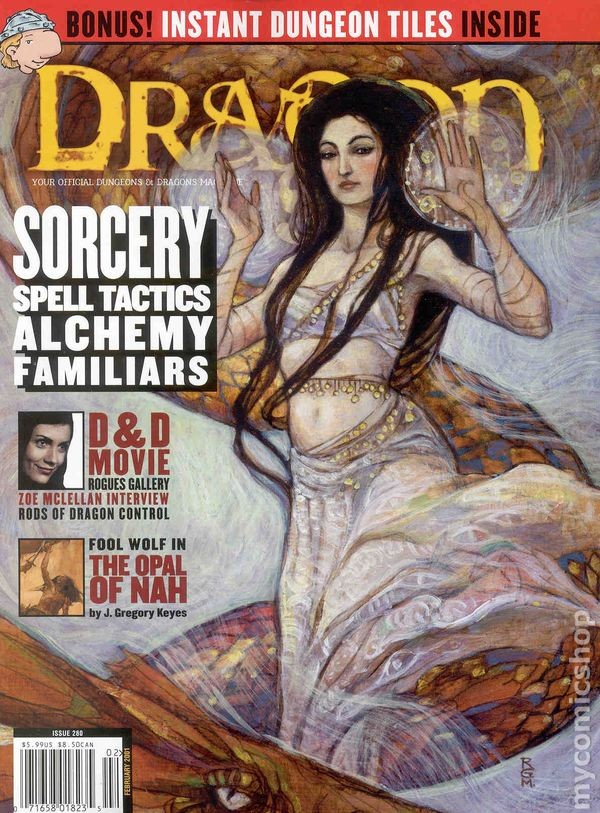 Dragon Magazine #280 VF 8.0 2001 Stock Image