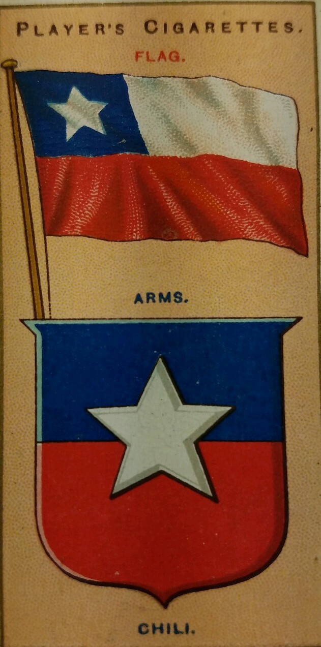 Trade card flag coat of armor Imperial Tobacco Co Players Cigarette vintage