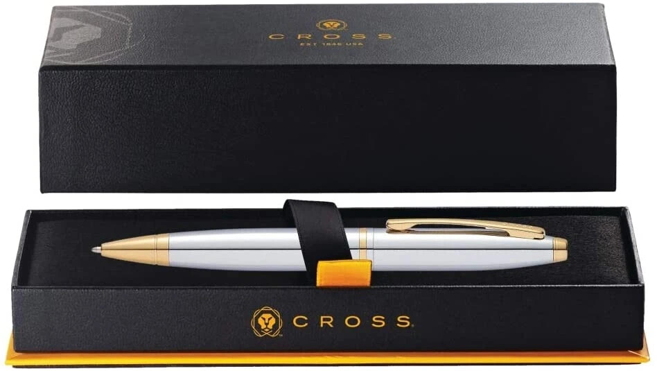 CROSS CALAIS MEDALIST 23KT GOLD BALLPOINT PEN $80 CHRISTMAS BIRTHDAY GIFT