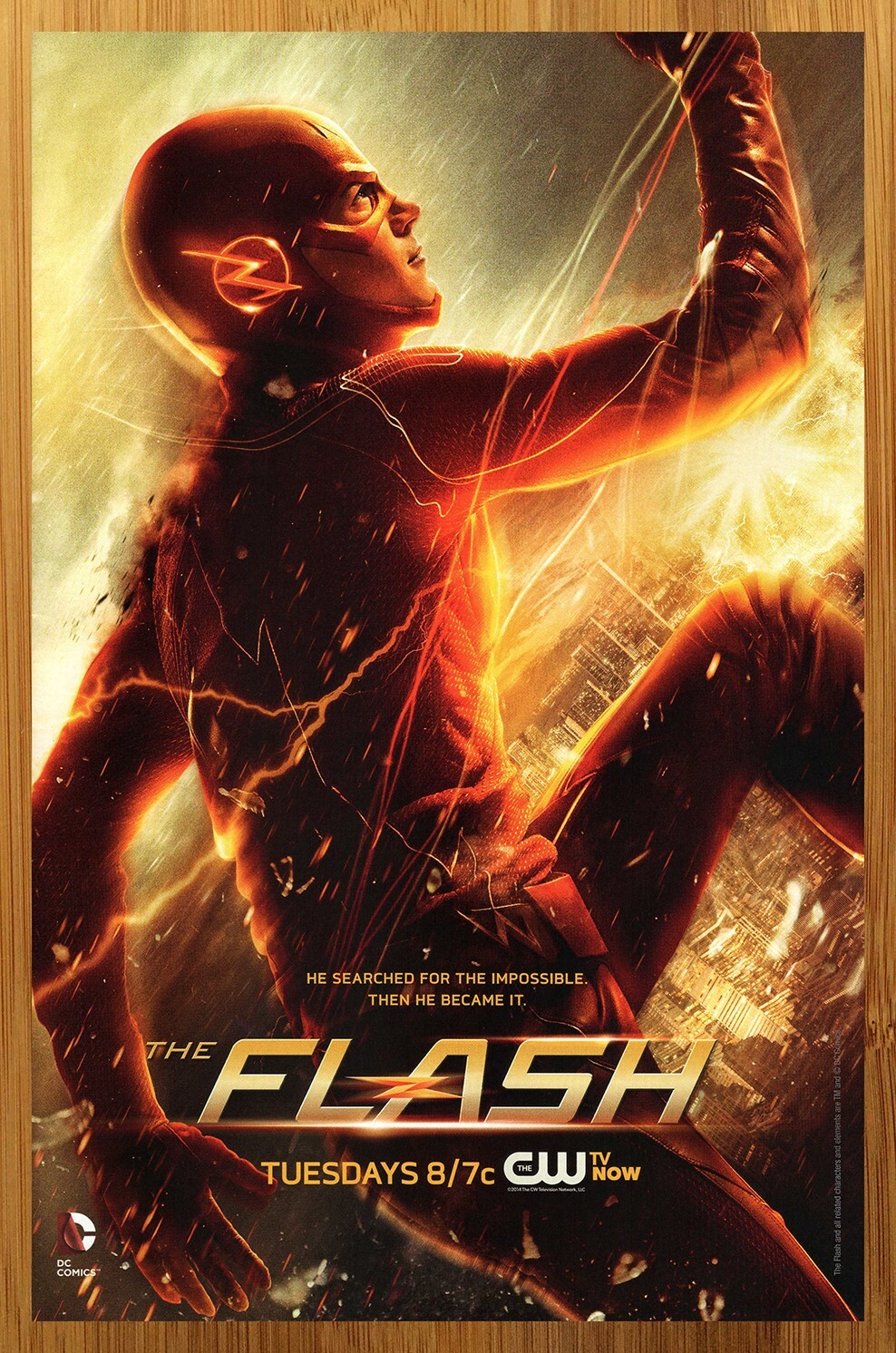 2014 The Flash TV Series Print Ad/Poster Official DC CW Superhero Show Promo Art