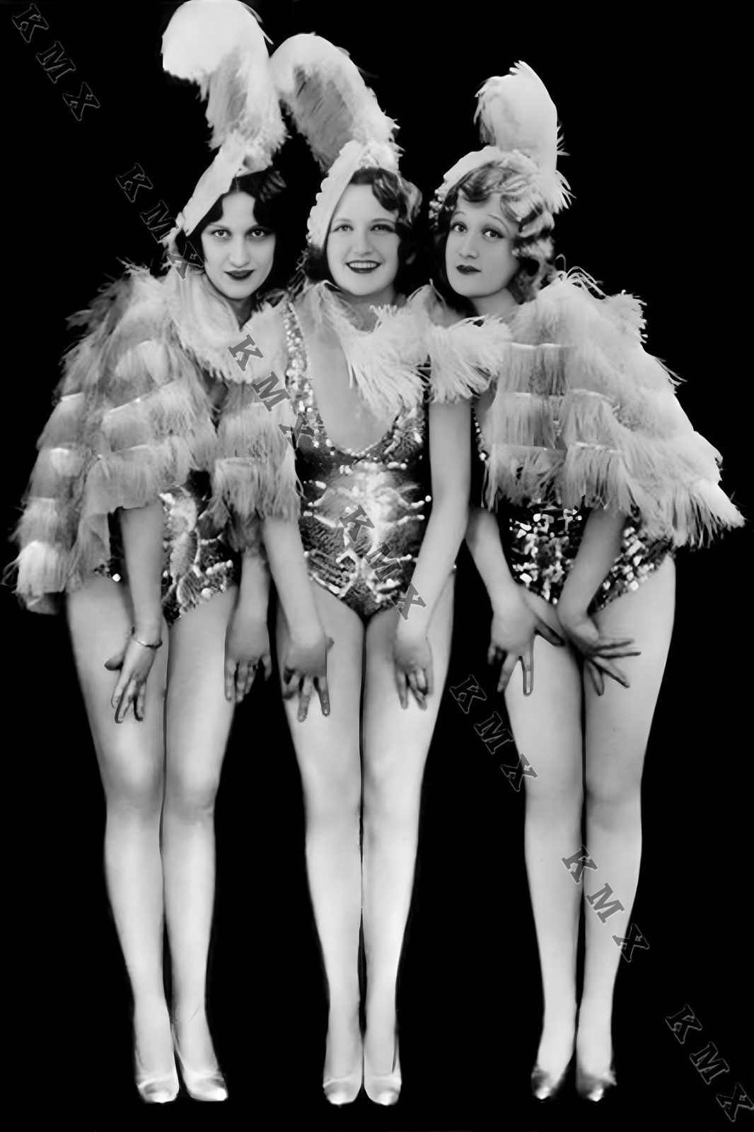 1920’s Flapper Girls 4×6 photo