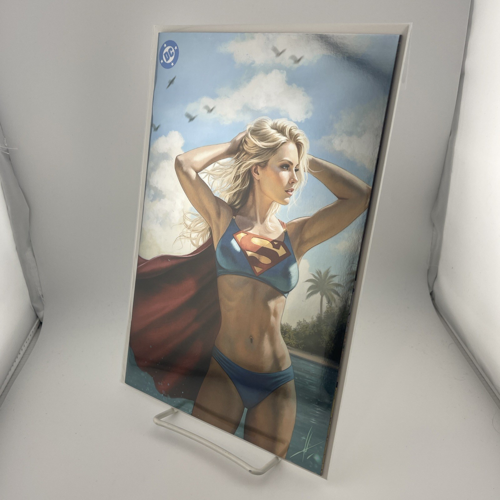 Supergirl #1 Carla Cohen Foil Virgin (Spine Tick, See Photos)