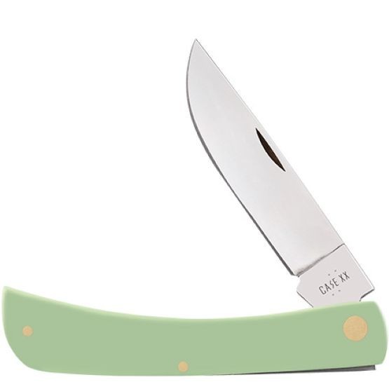 CASE XX KNIFE – LARGE SOD BUSTER – MINT GREEN #63837 – S/STEEL BLADE – 4 5/8″
