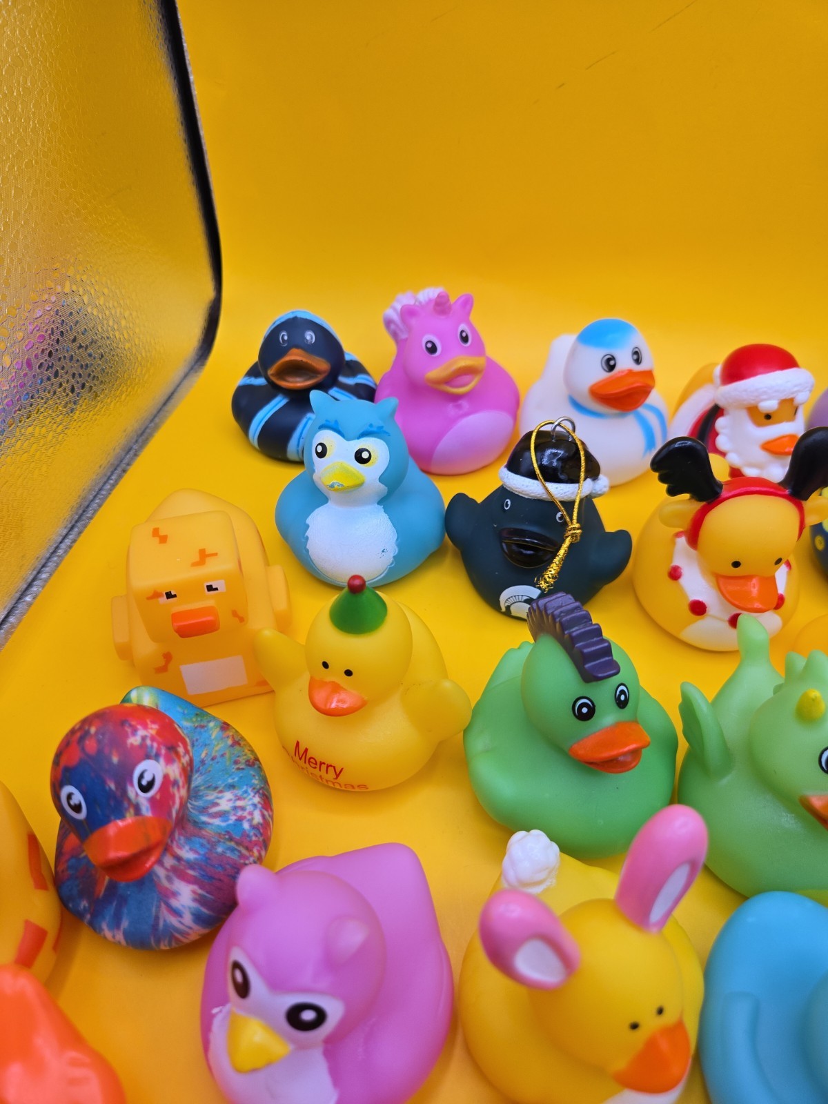 Rubber Ducks Lot Of 50 Different Sizes Preowned All Clean! Jeep Cruise