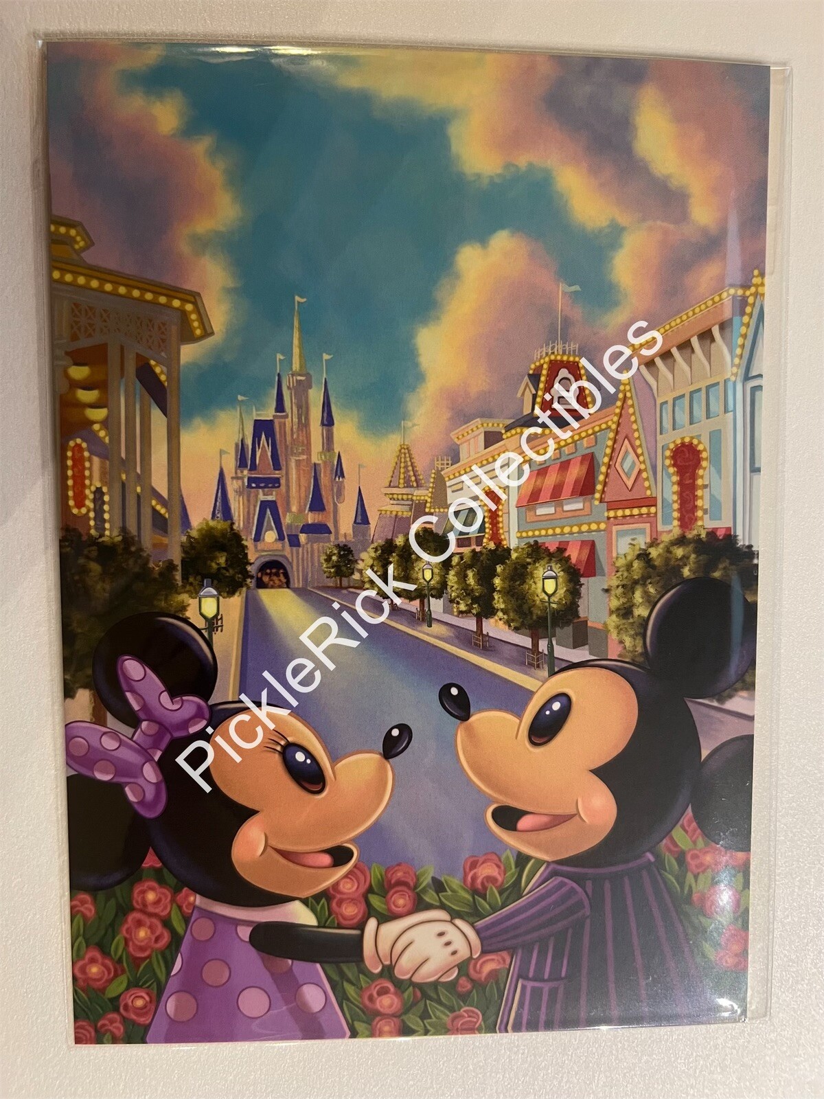 Disney WonderGround 2025 Main Street Sweethearts By Kristin Tercek 5 X 7 Card
