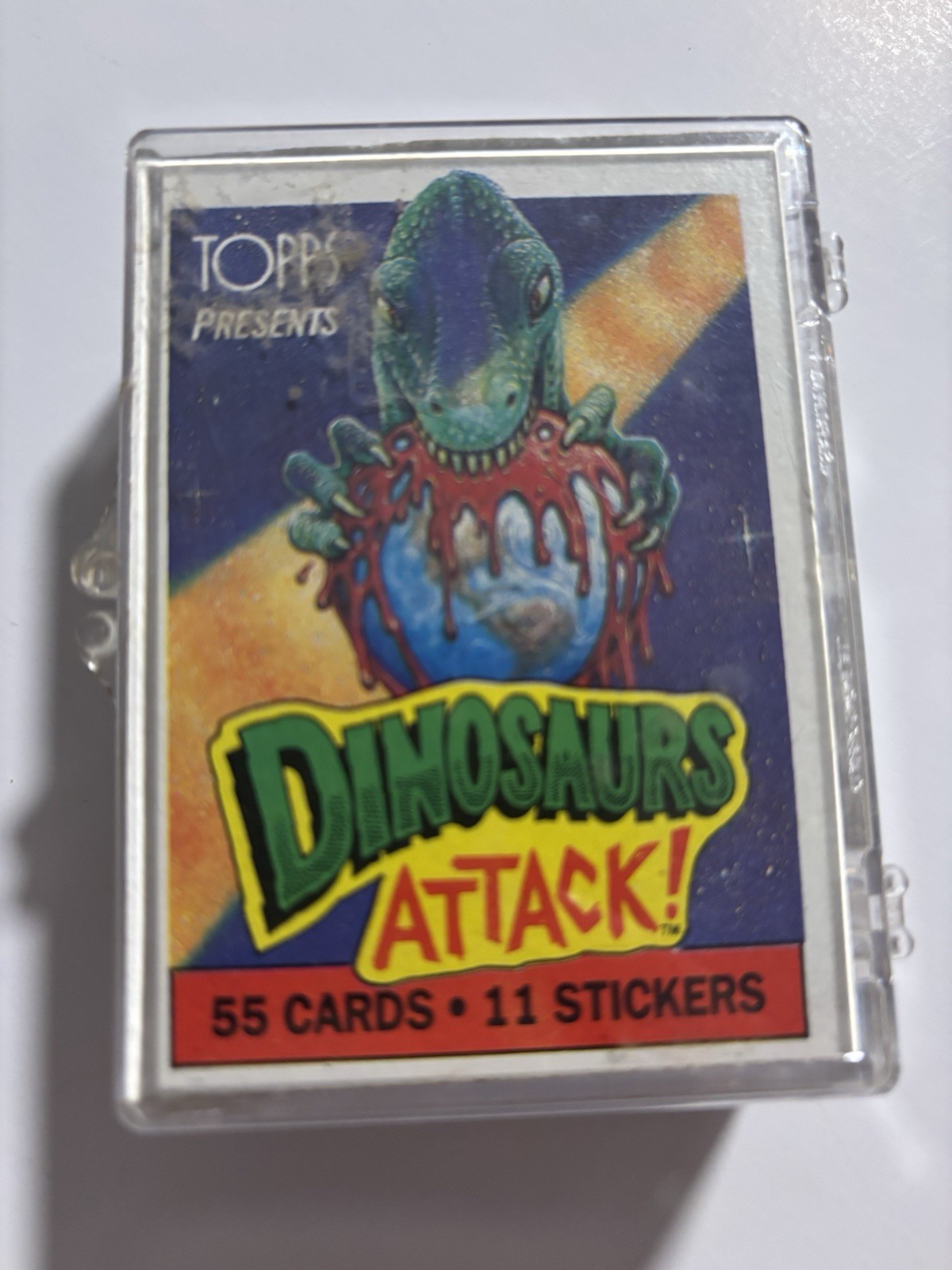 TOPPS 1988 Dinosaurs Attack Base Trading Card Set Of 55 No Stickers