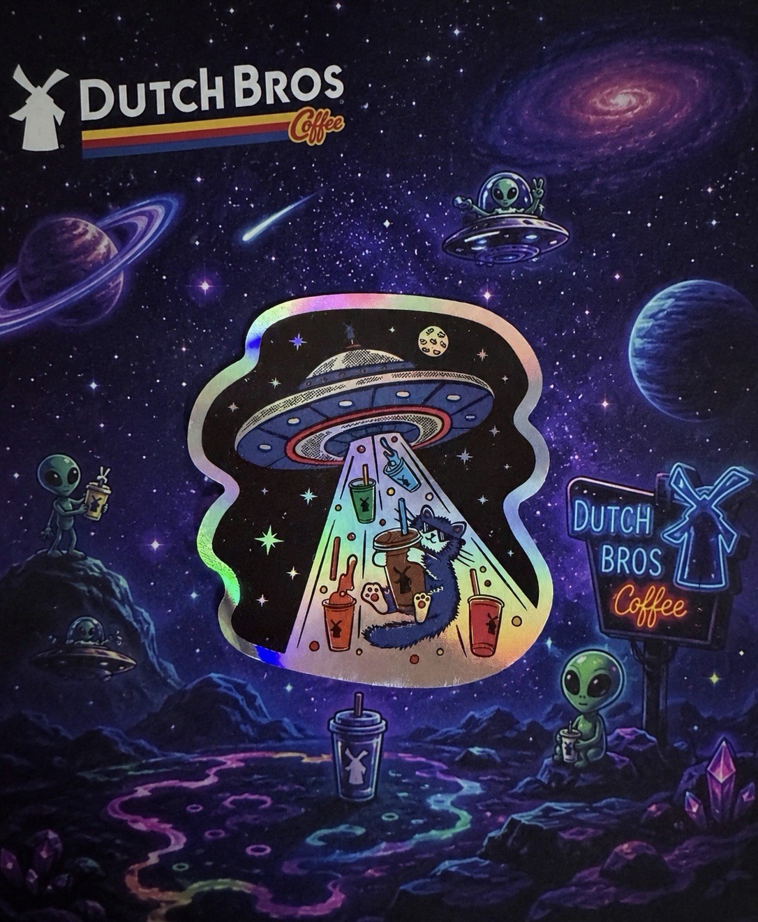 Dutch Bros July 1st 2026 First Of The Month Sticker Comes In Pack Of 5