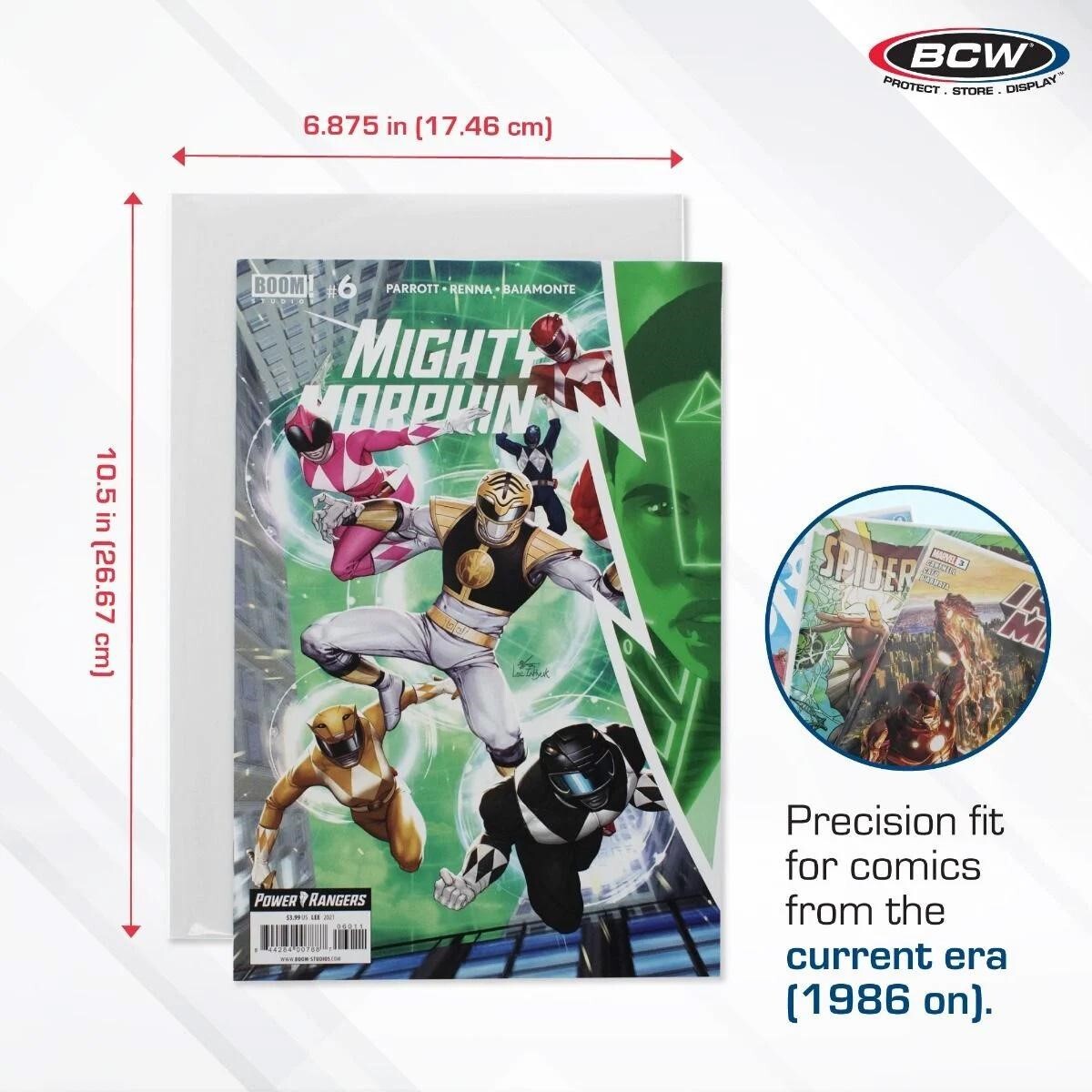 Current Comic Premade Bags + Backer Boards 50 RESEALABLE Acid Free Book Storage