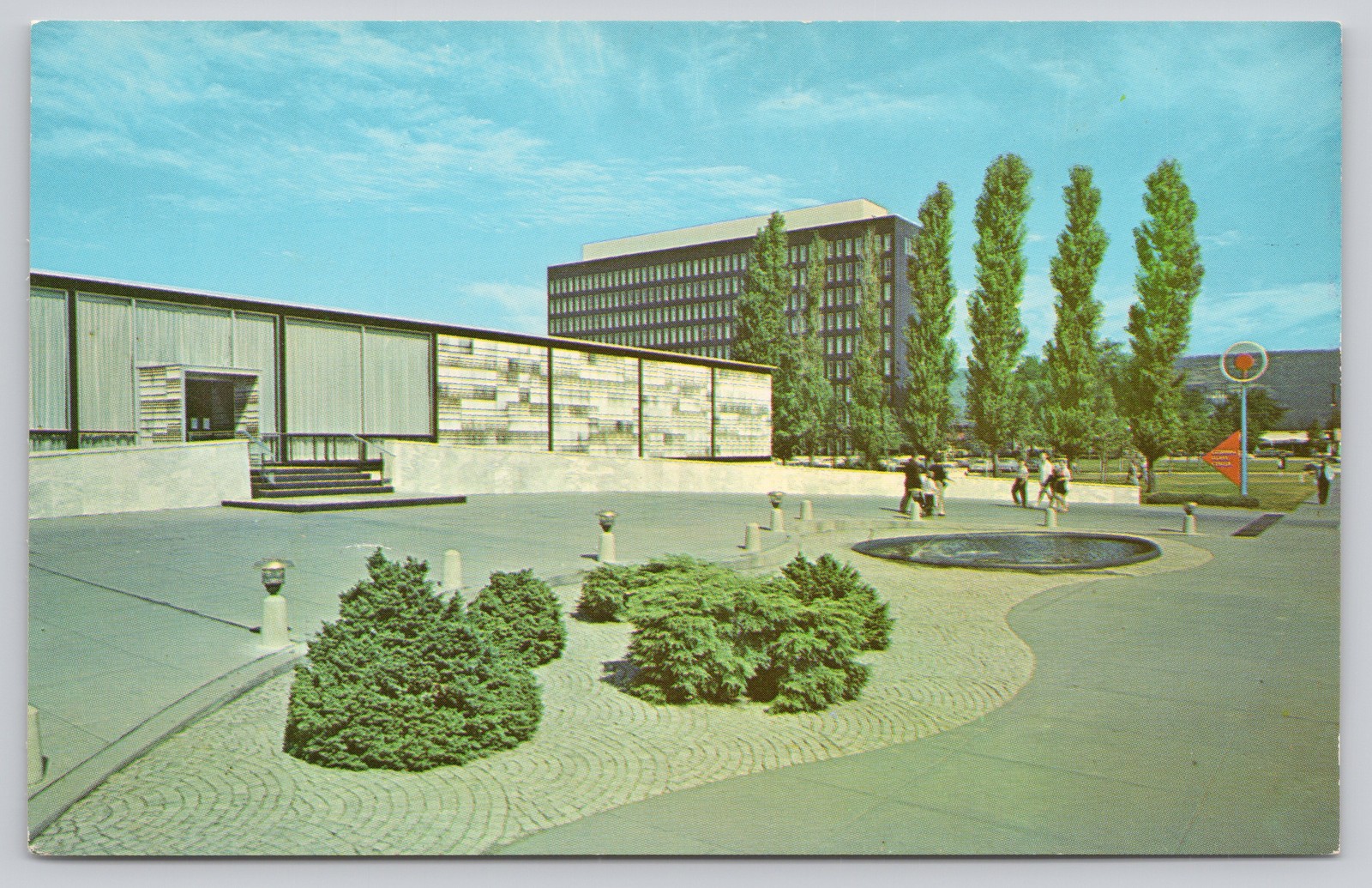 The Corning Glass Center Corning NY Photochrome Postcard Chrome 1939-Now