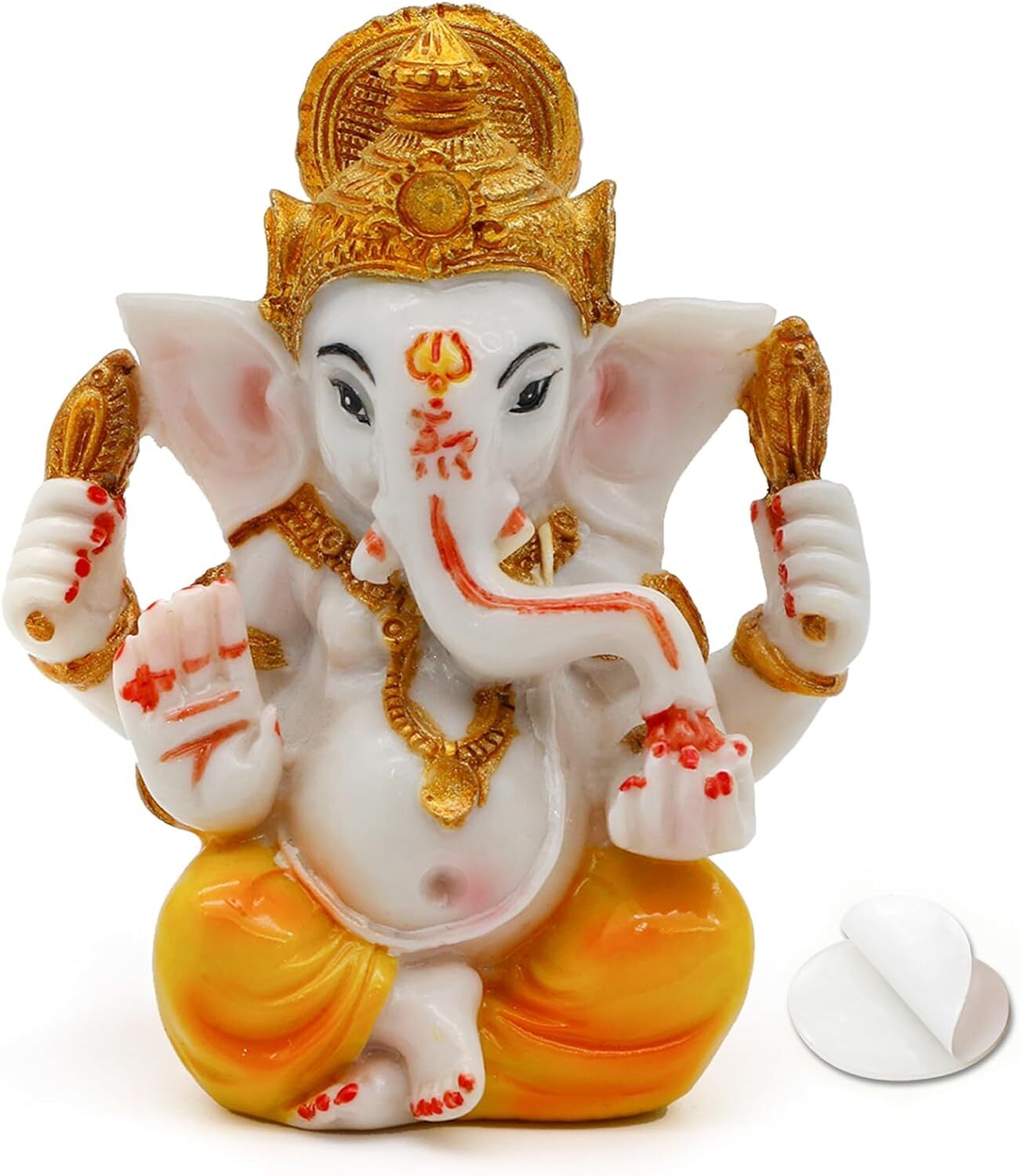 Hindu Lord Ganesha Idol Statue – Indian Diwali Gifts Small Ganesh for Car…