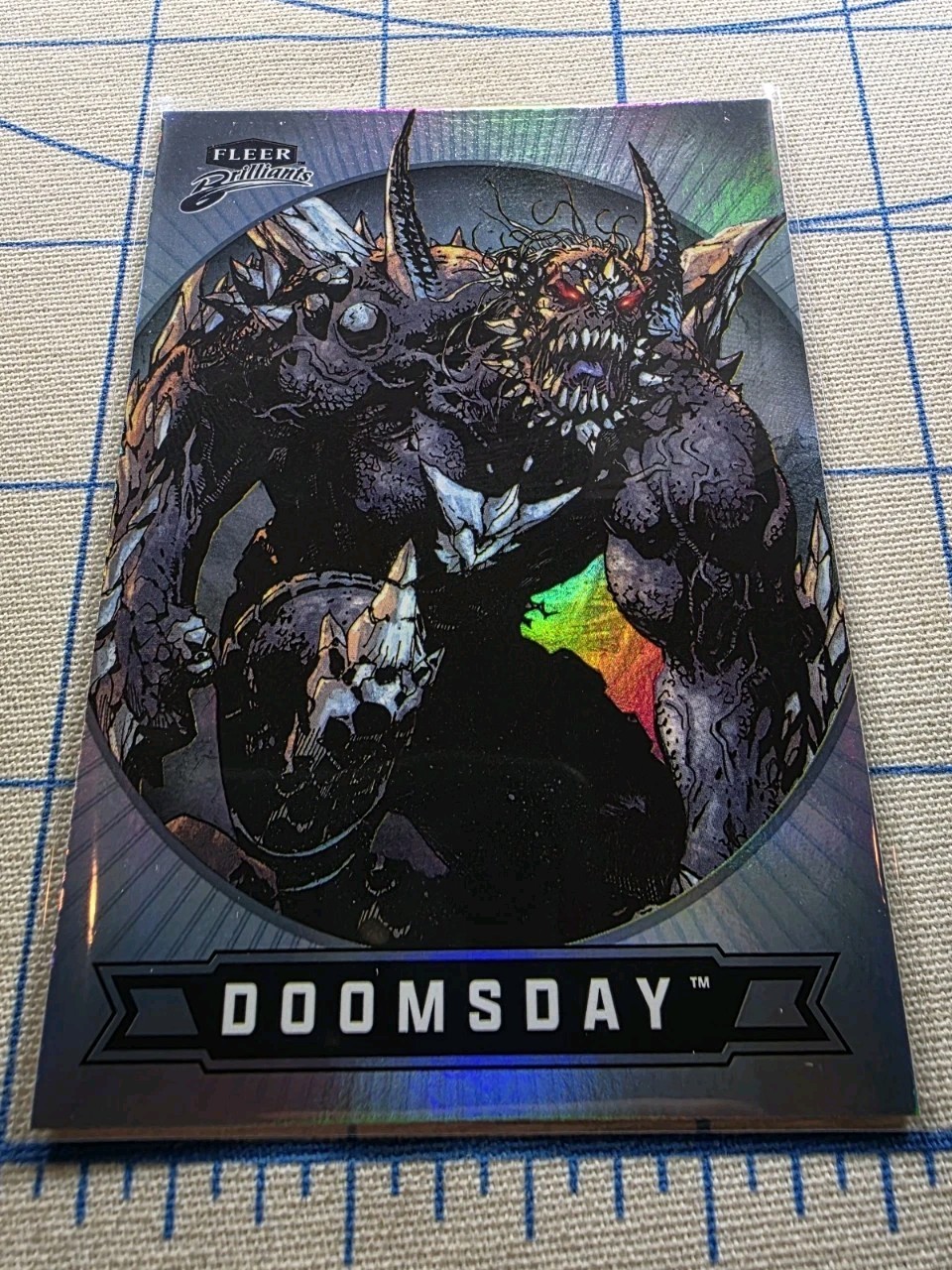Fleer Brilliants Superman – Doomsday #51 Regular Base – DC Comics Card